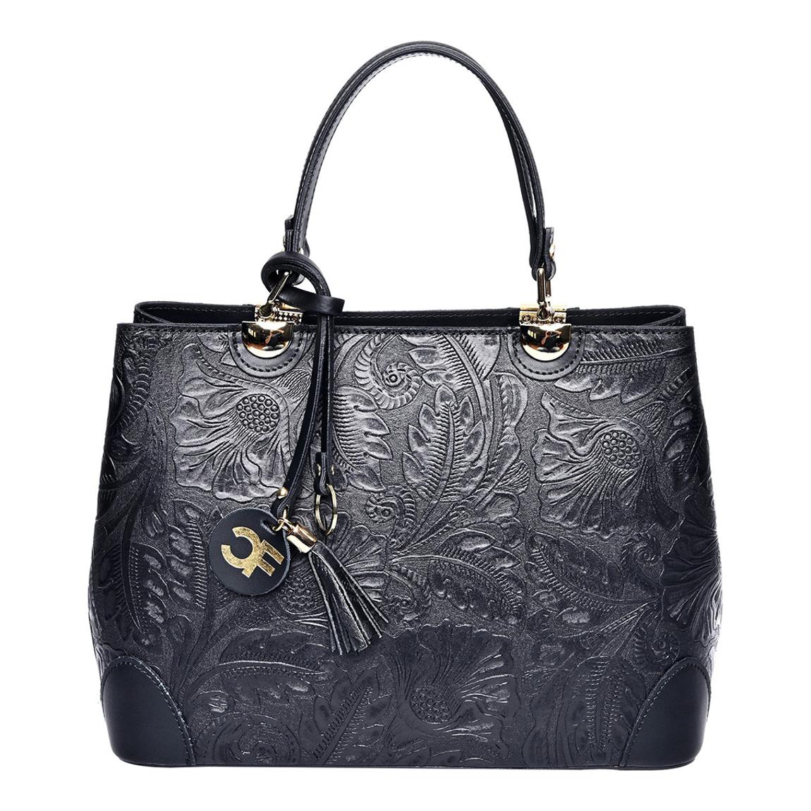 Black Leather Handbag main product photo