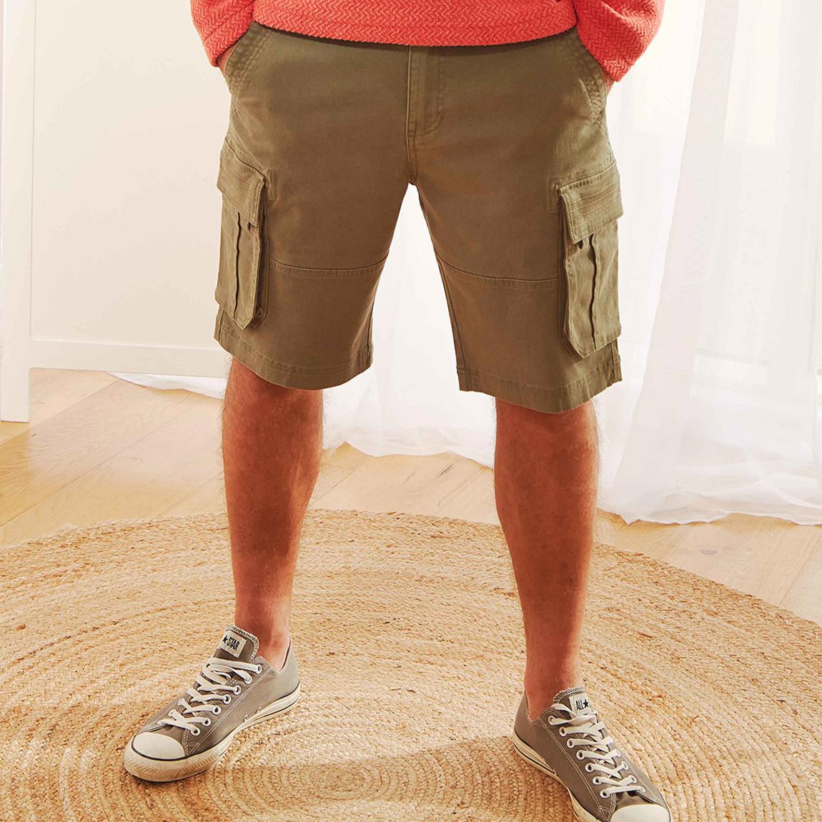 Beige Rigney Cargo Shorts main product photo