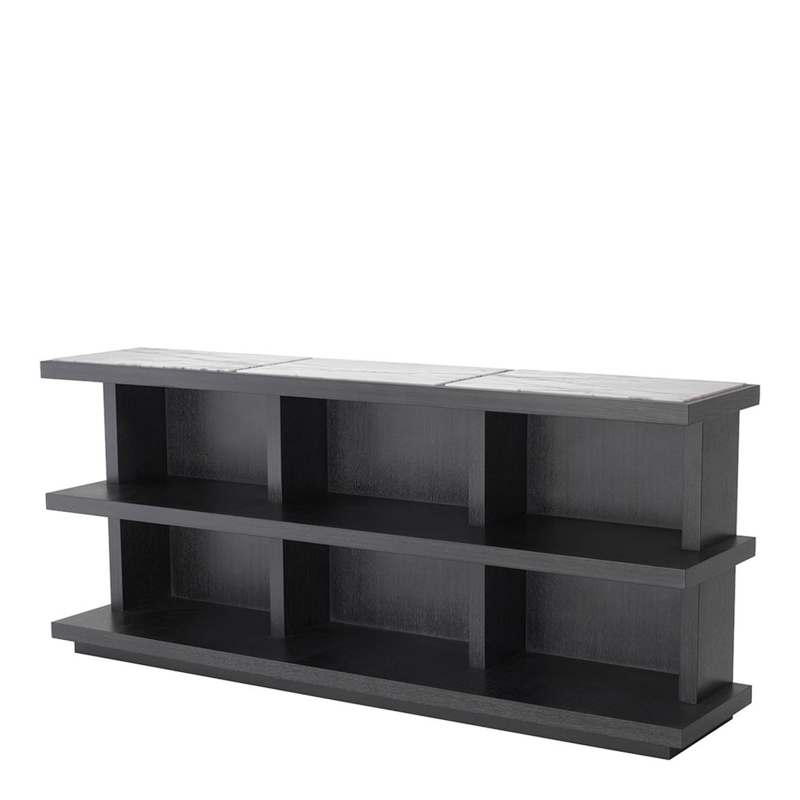 Miguel Cabinet, Charcoal Grey Oak Veneer, Small main product photo