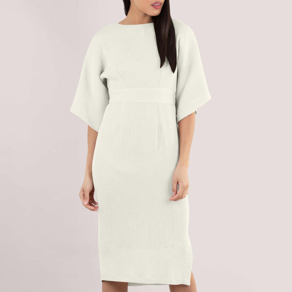 Ivory Kimono Midi Dress main product photo