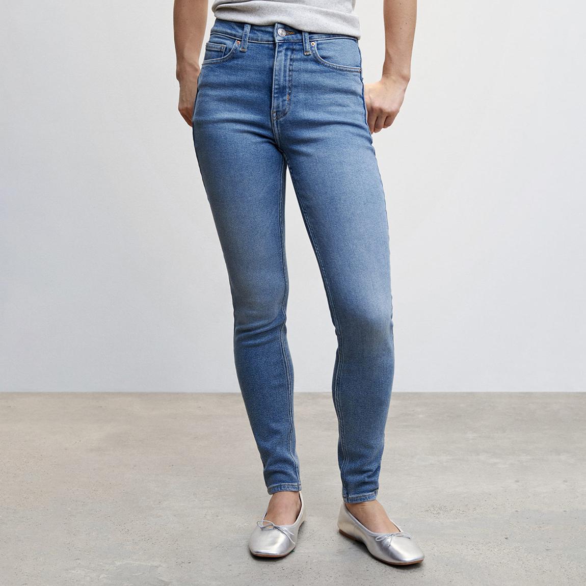 Medium Blue High-Rise Skinny Jeans main product photo