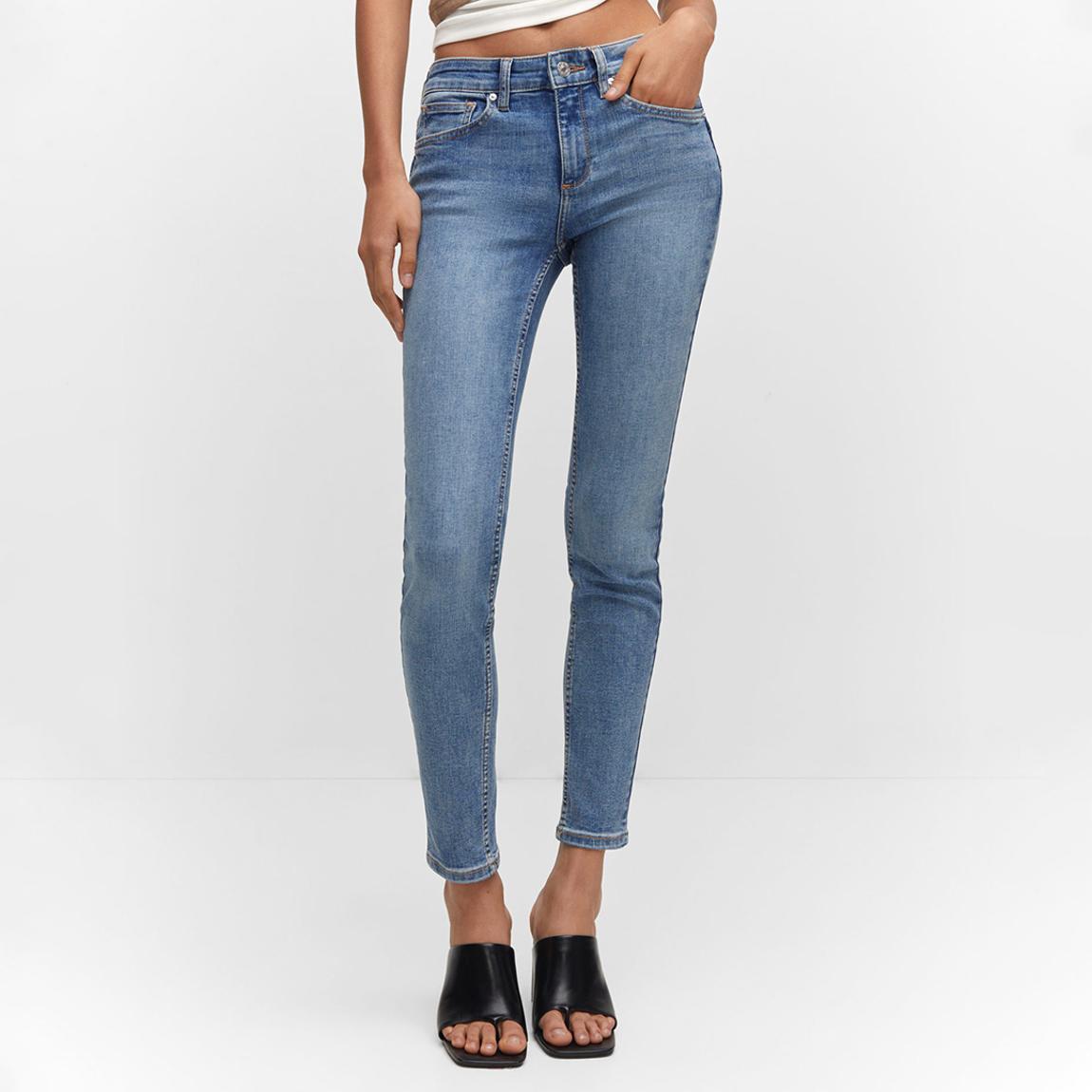 Medium Blue Skinny Push-Up Jeans main product photo