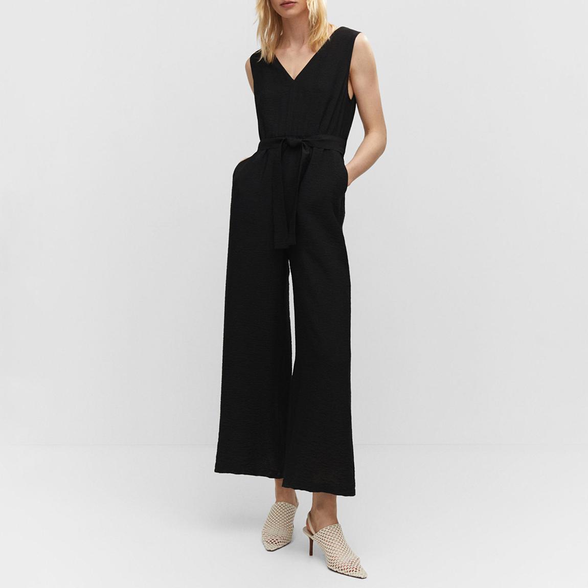 Black Bow Long Jumpsuit main product photo