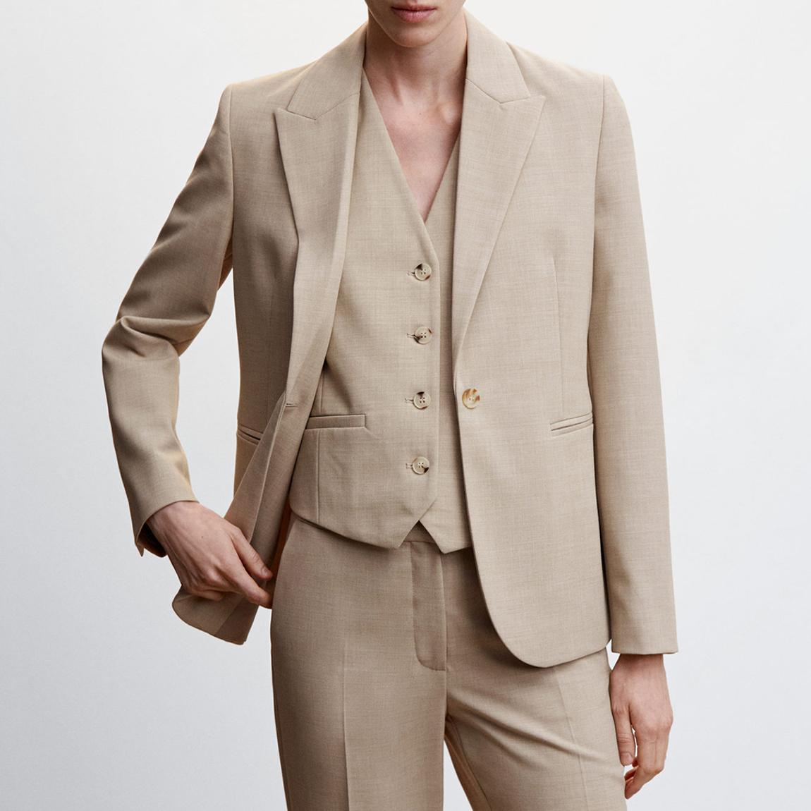 Beige Suit Jacket main product photo