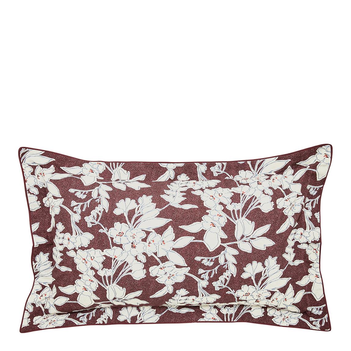 Aris Print Oxford Pillowcase, Mulberry main product photo