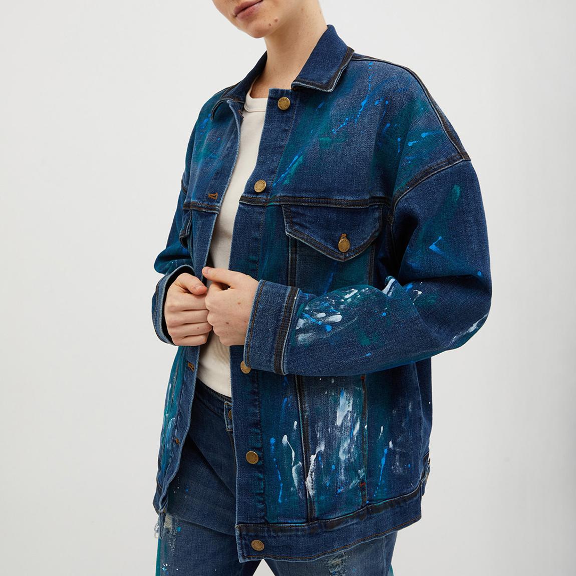 Blue Cotton Tebe Jacket main product photo