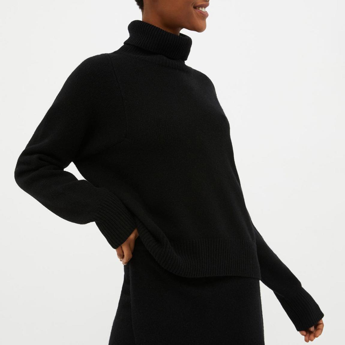 Black Wool Blend Caprera Jumper main product photo