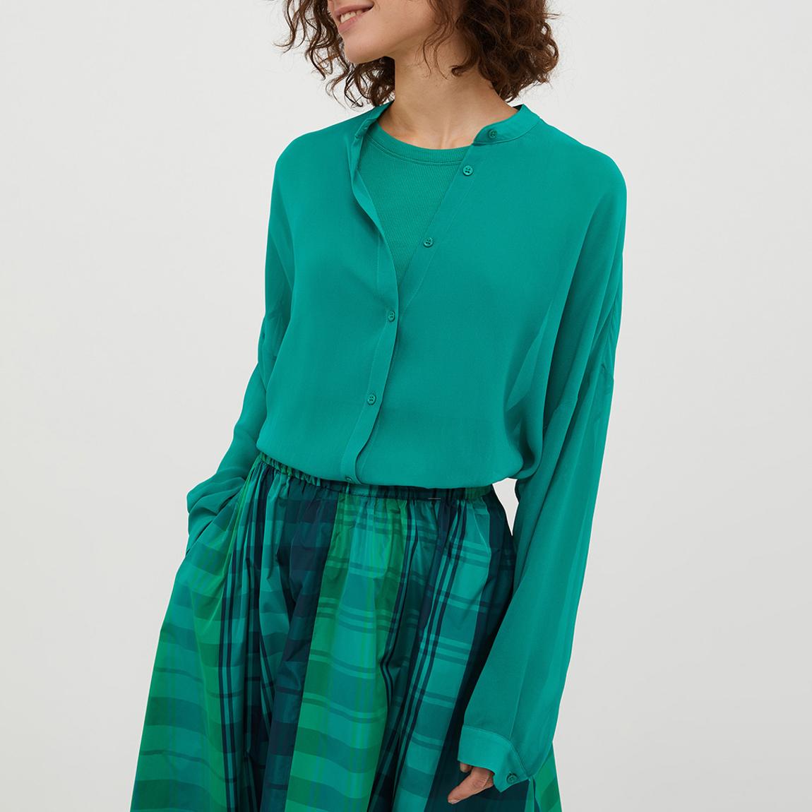 Green Elvira Blouse main product photo