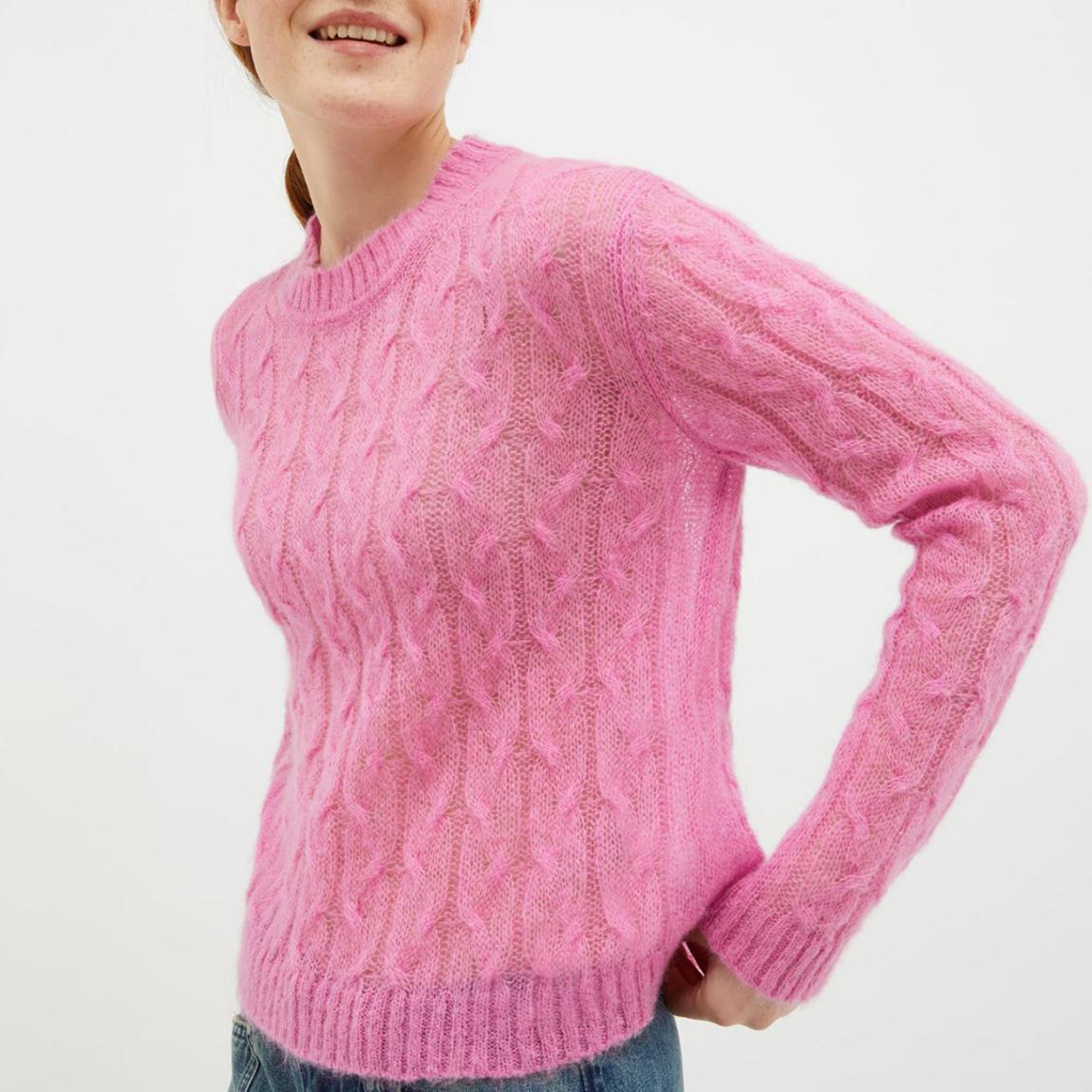Pink Wool Blend Laos Top main product photo