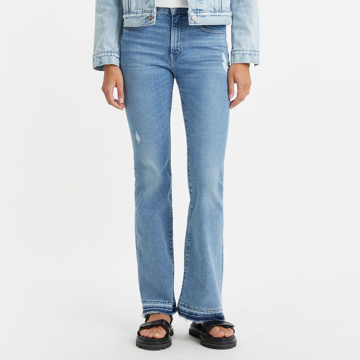 Blue 726™ Flared Stretch Distressed Jeans main product photo