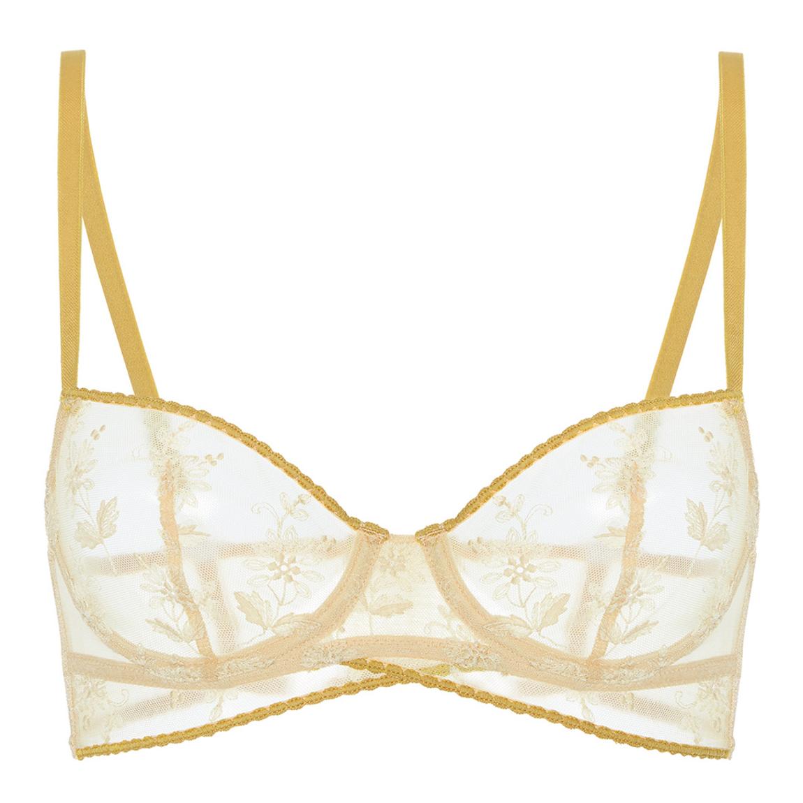 Yellow Adele Half Cup Bra main product photo