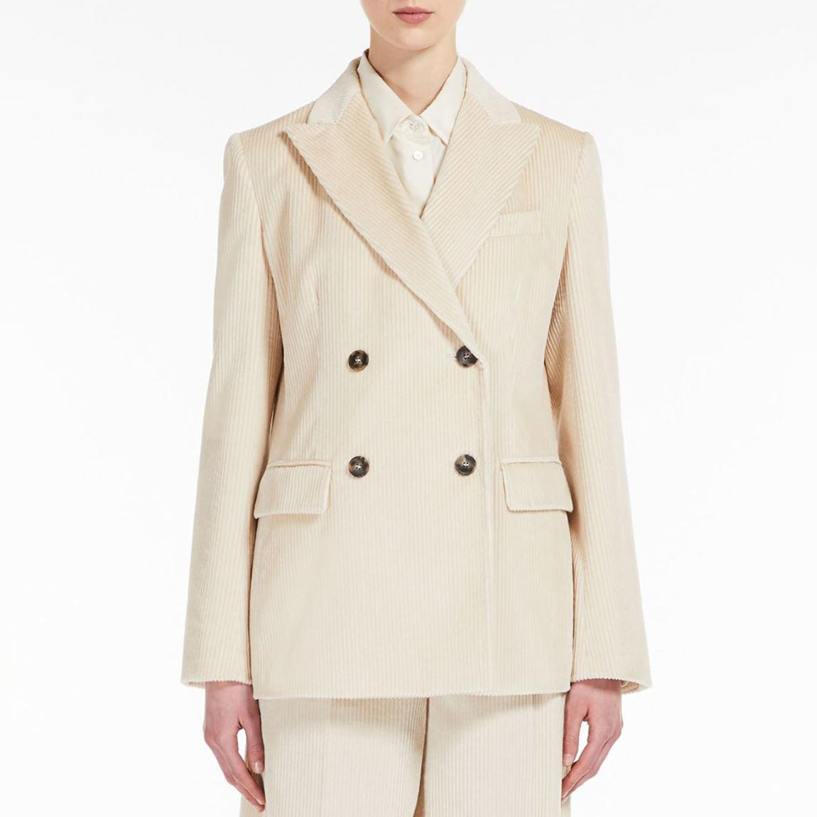Ivory Katanga Cotton Blazer main product photo