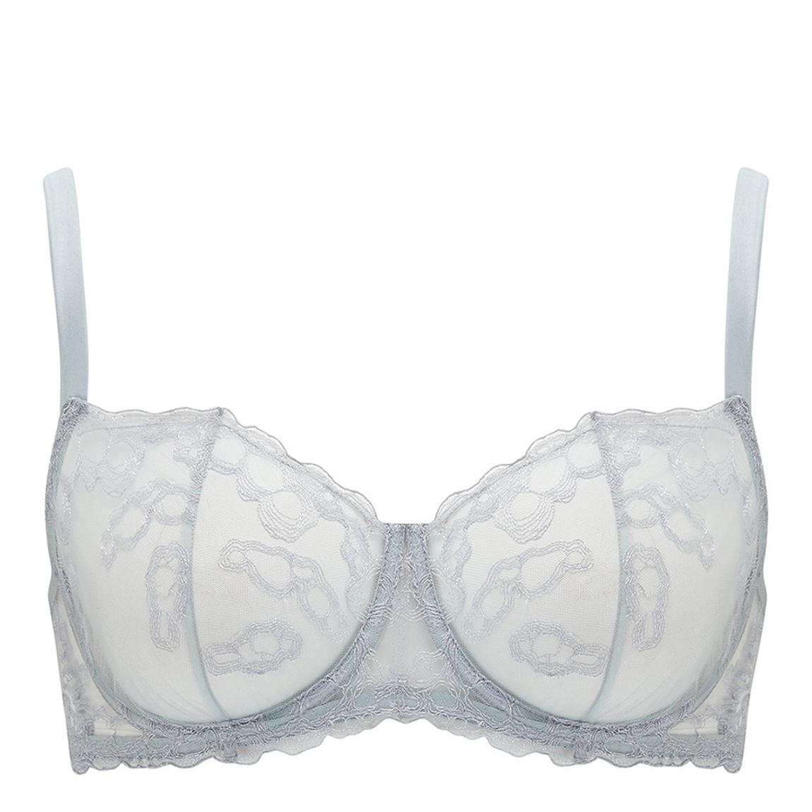 Light Blue Sigrid Balcony Bra main product photo