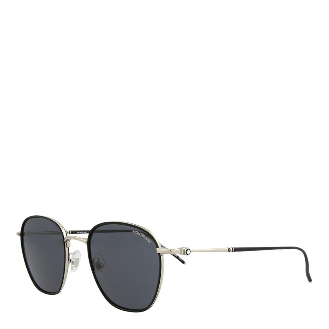 Men's Mont Blanc Silver Sunglasses 52mm main product photo