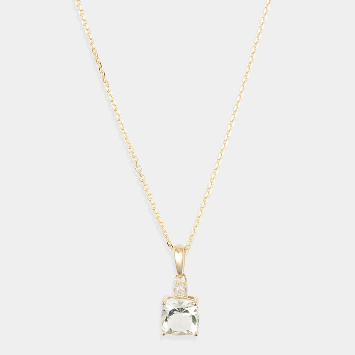 Yellow Gold Tonga Amethyste Pendant Necklace main product photo