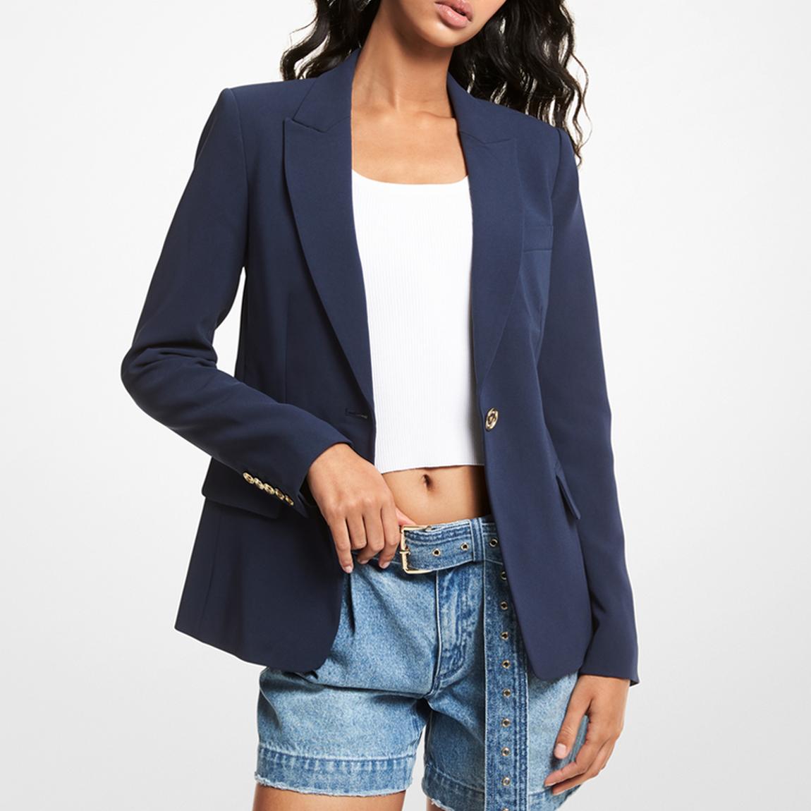 Navy Fitted Blazer main product photo