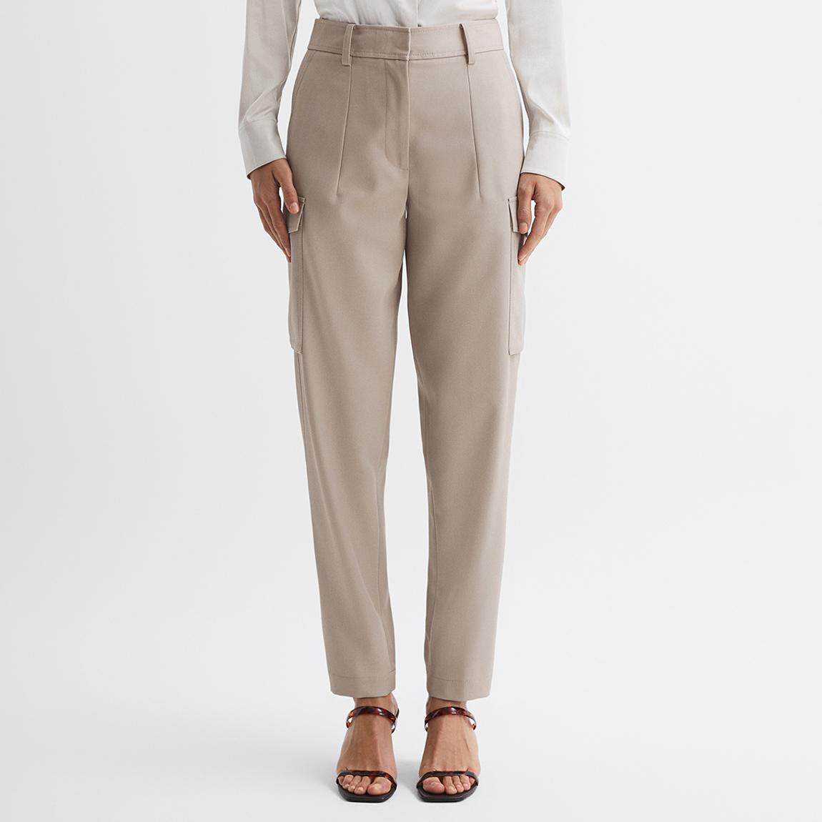 Neutral Violet Combat Wool Blend Trousers main product photo
