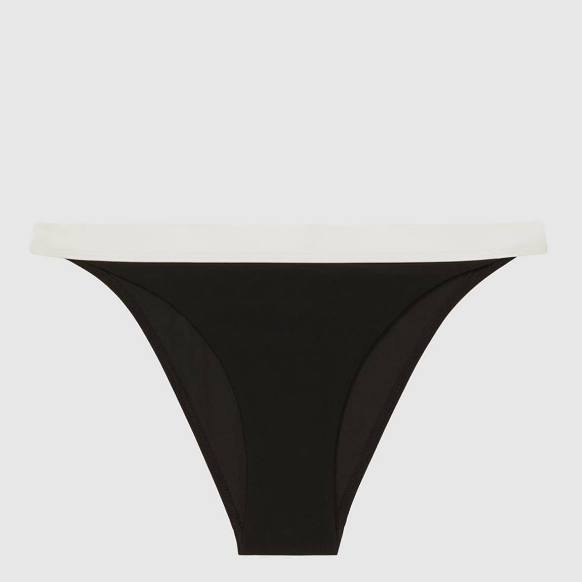 Black/White Aurora Colour Block Bikini Bottoms main product photo