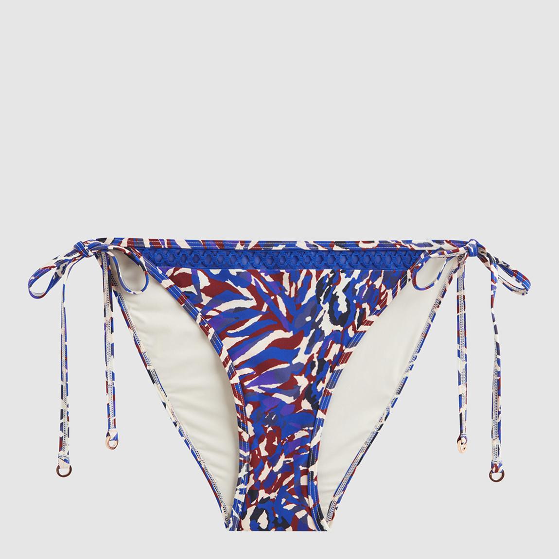 Purple Sheereen Animal Print Bikini Bottoms main product photo