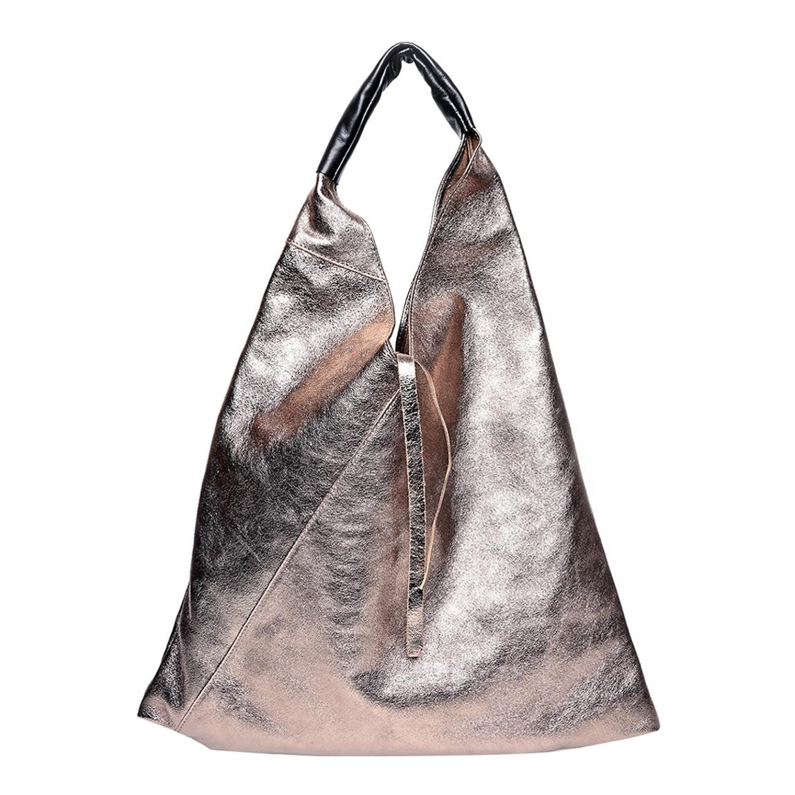 Bronze Leather Shopper Bag main product photo