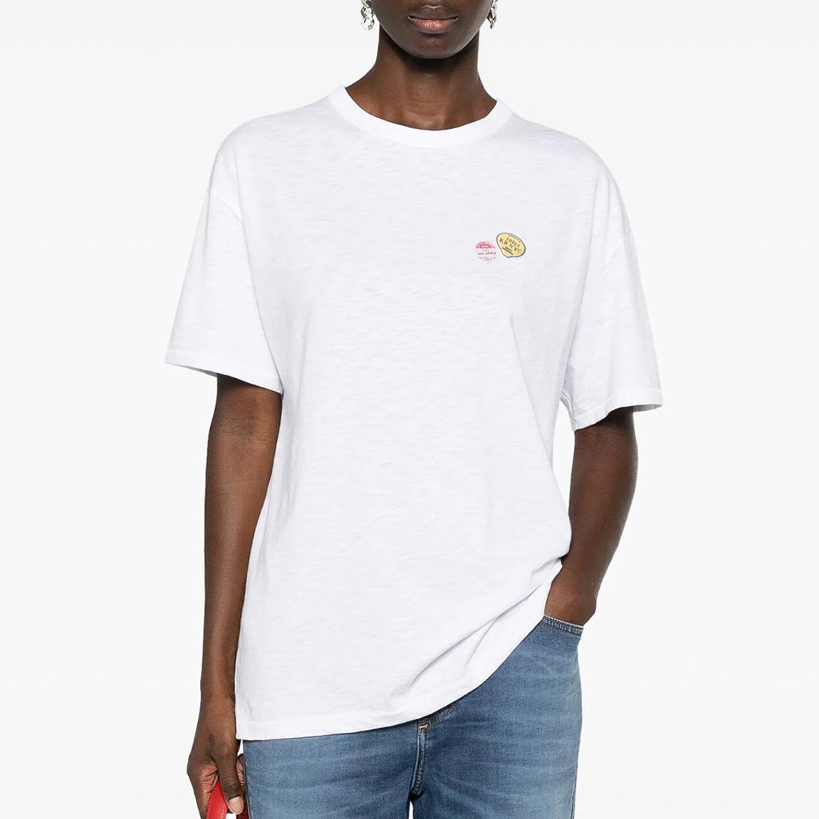 White Fruit Sticker T-shirt main product photo