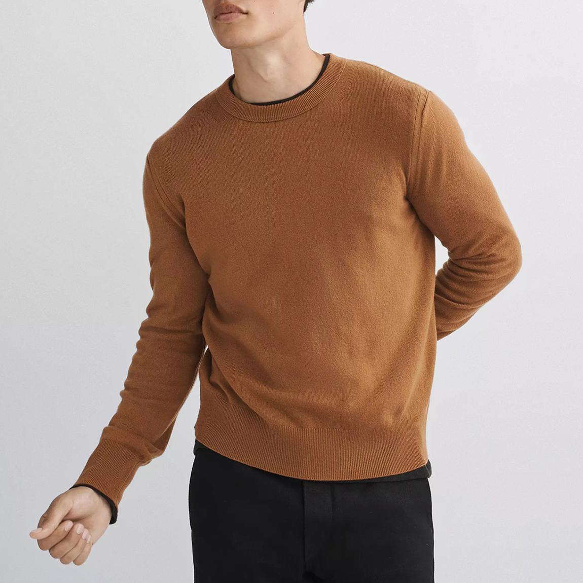 Brown Lightweight Harding Cashmere Jumper main product photo