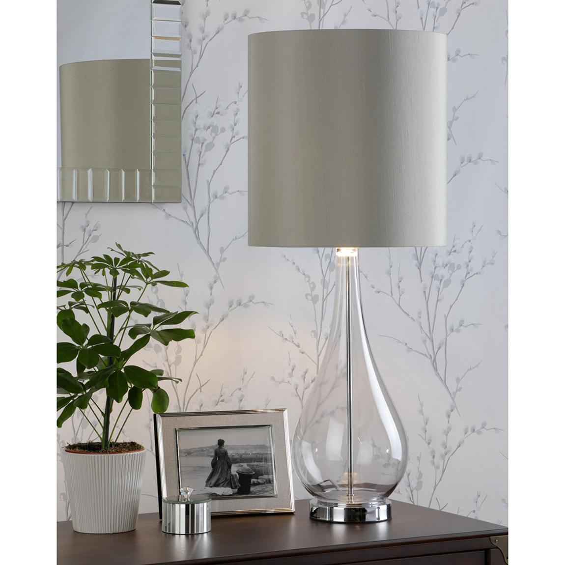 Bronant Table Lamp, Smoked Glass main product photo