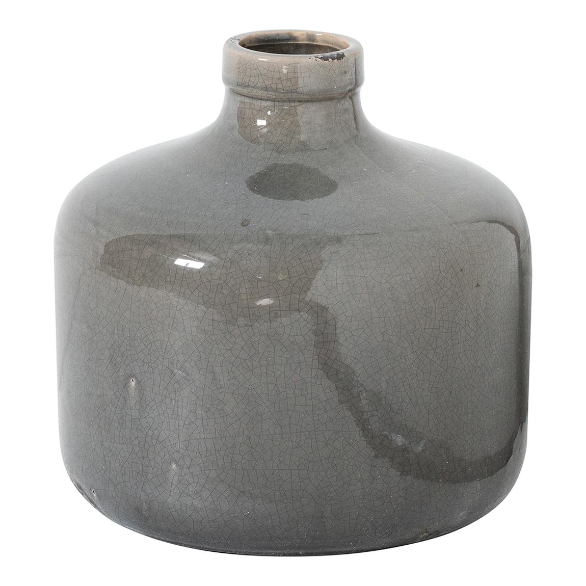 Garda Grey Glazed Chive Vase main product photo