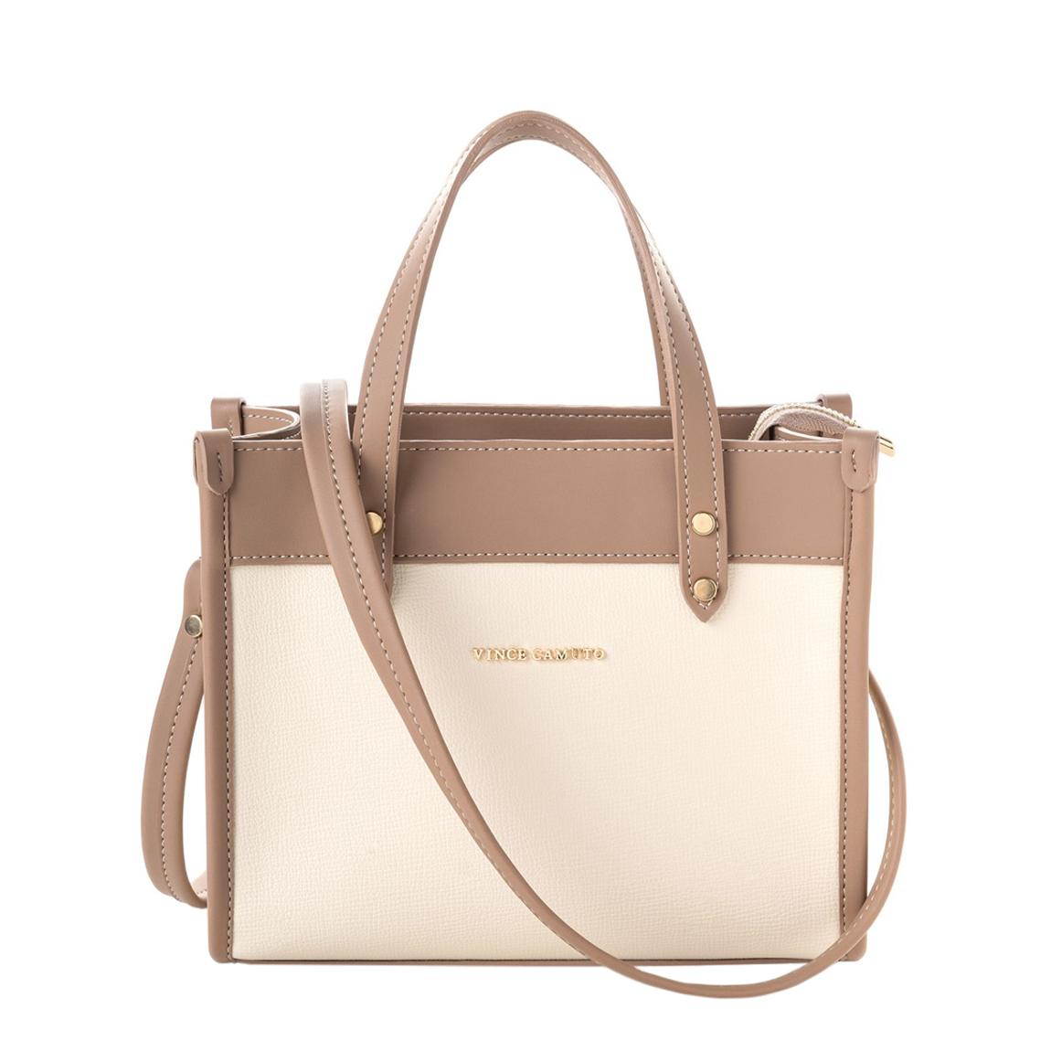 Cream & Mink Cortona Tote Bag main product photo