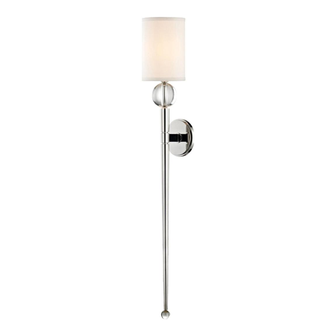 Rockland Wall Sconce Medium, Silver main product photo