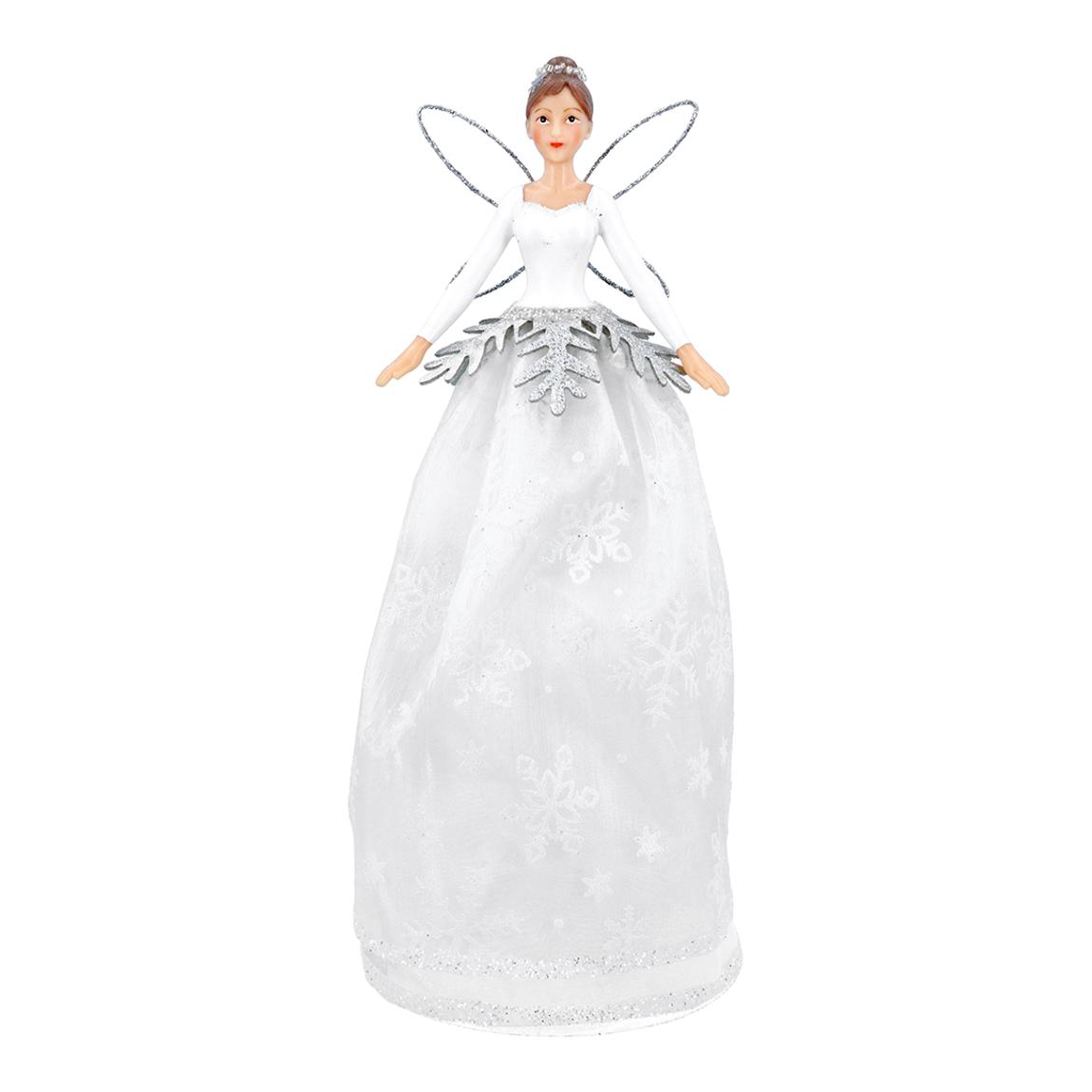 White/Silver Tree Top Fairy, Large main product photo