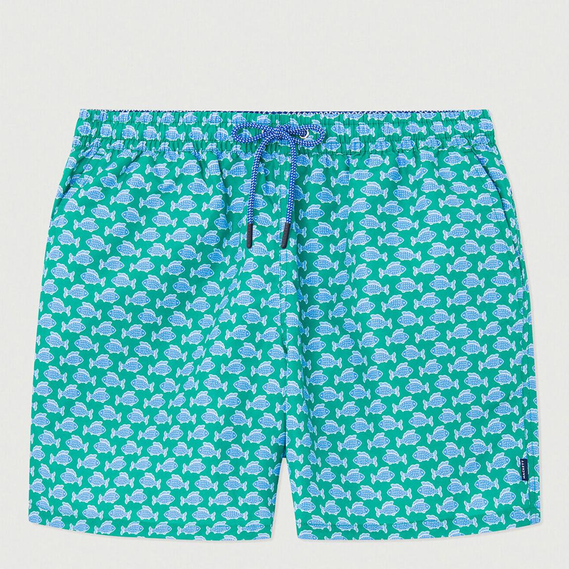 Green Fish Swim Shorts main product photo