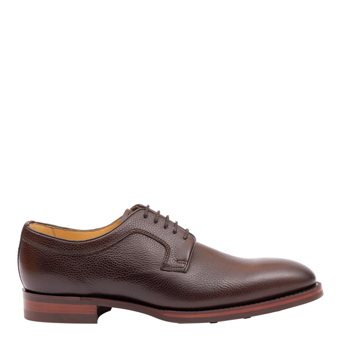 Dark Brown Grain Skye Derby Shoe main product photo