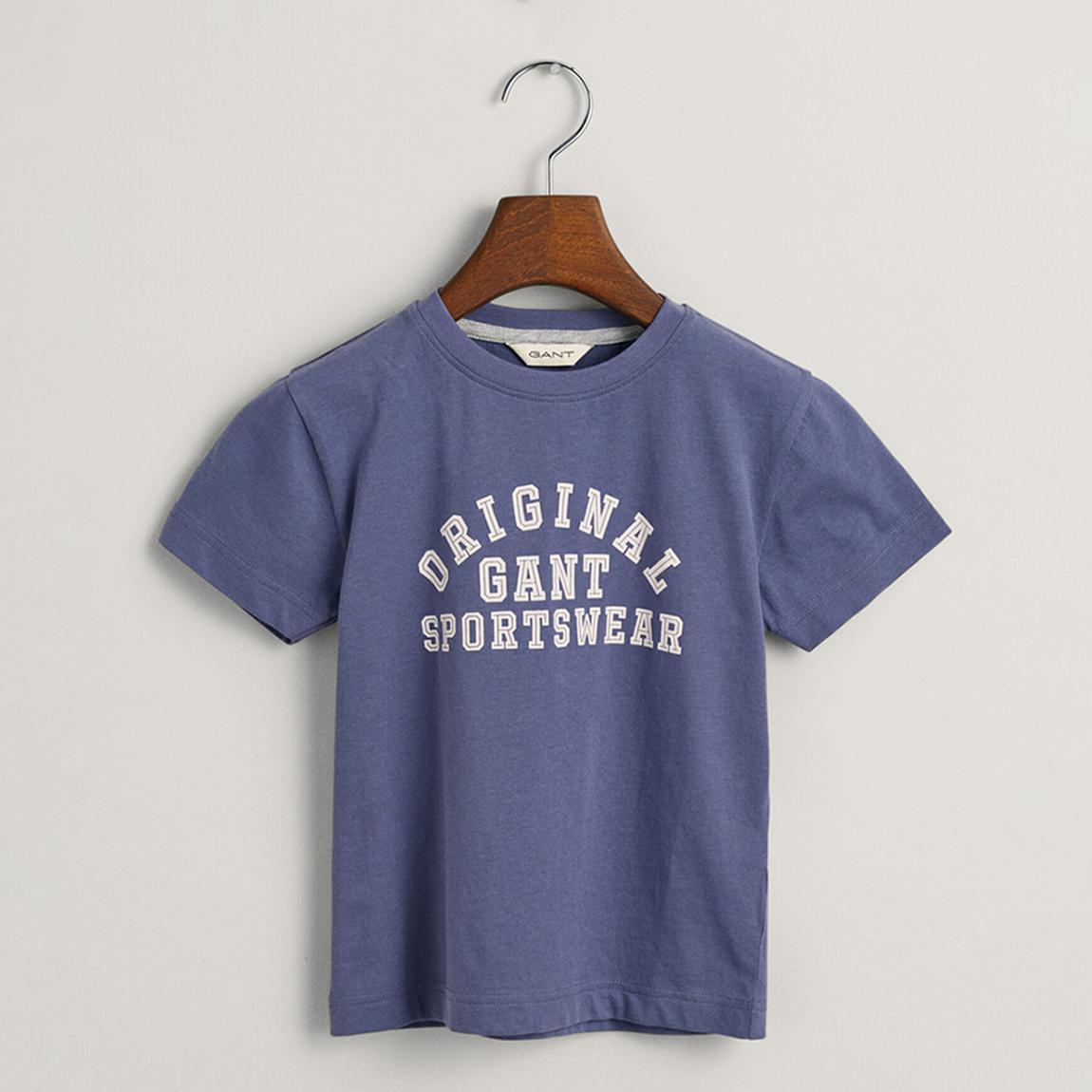 Kids Blue Original Sportswear Cotton T-Shirt main product photo