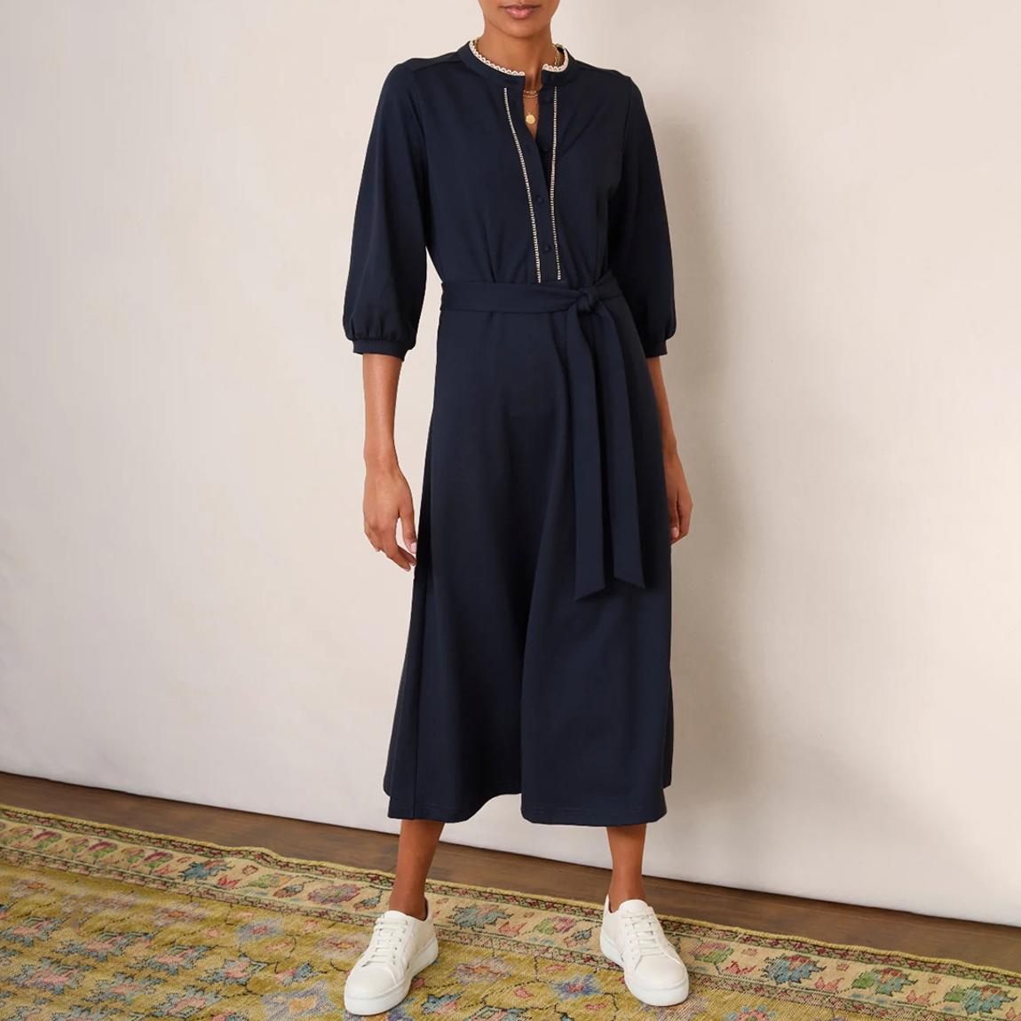 Navy Lzuza Ponte Dress main product photo