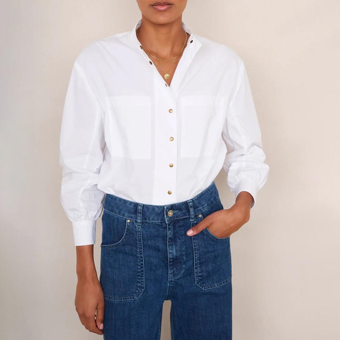 White Liza Shirt main product photo