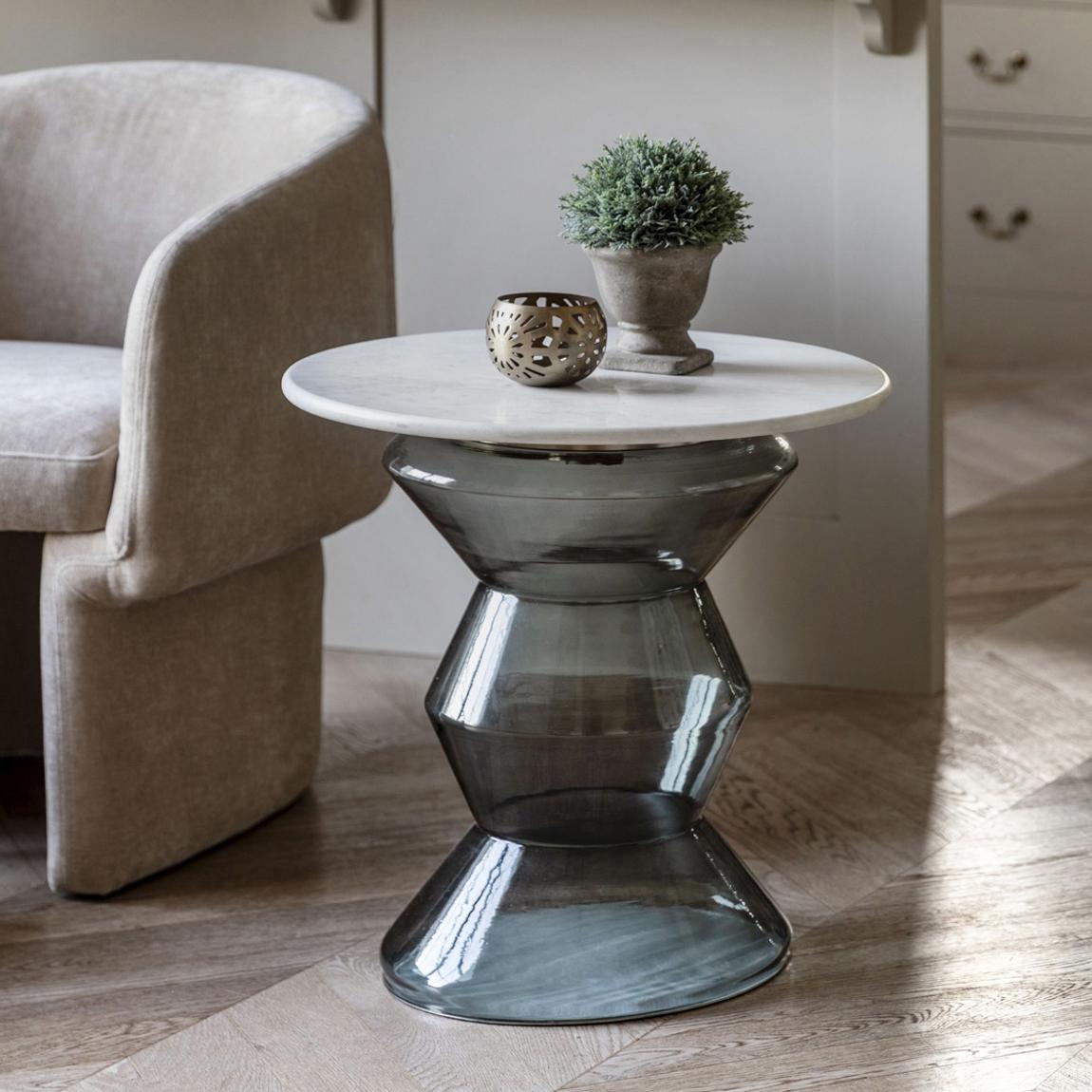 Manot Side Table, Clear main product photo