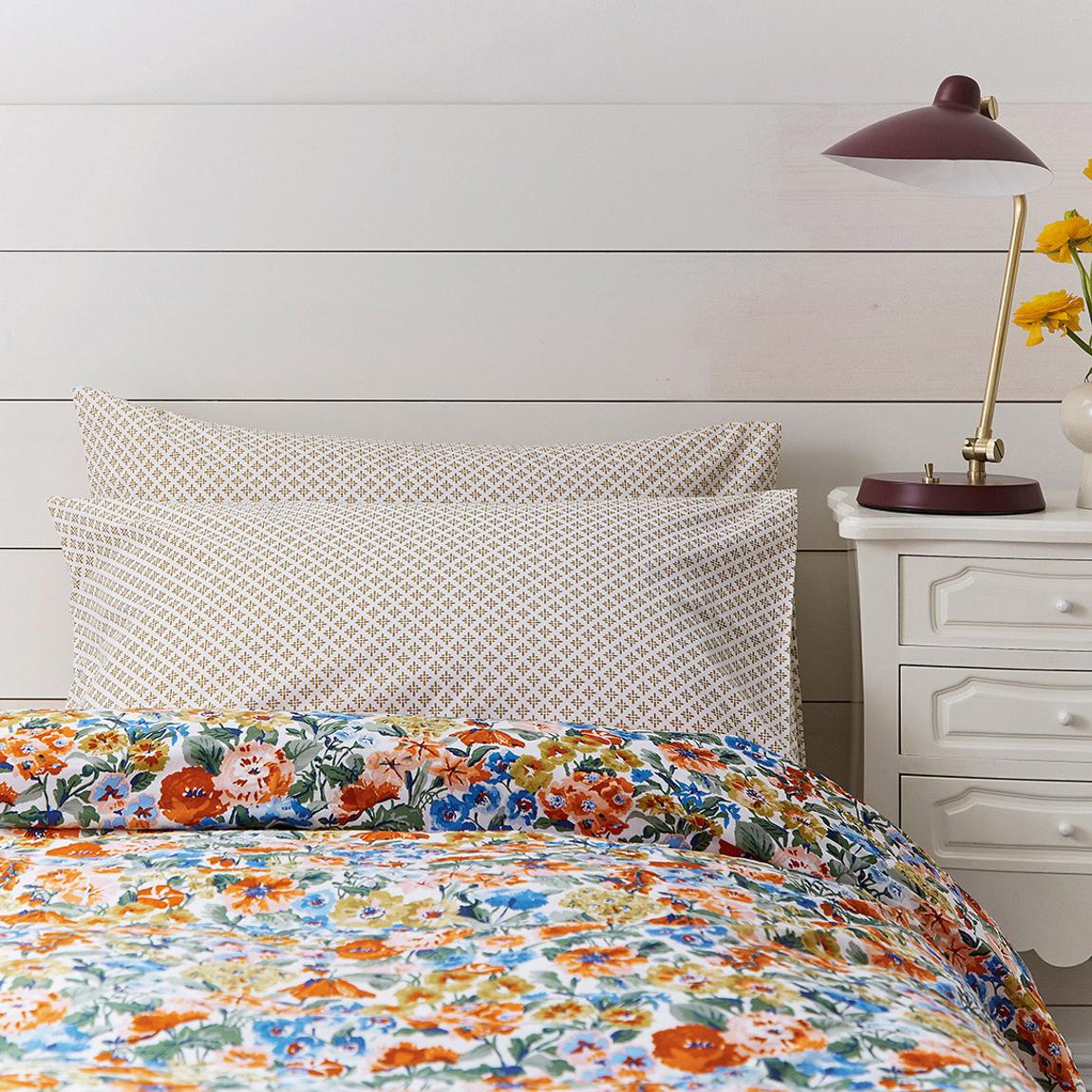 Bunbury Standard Pair of Pillowcases, Multi main product photo