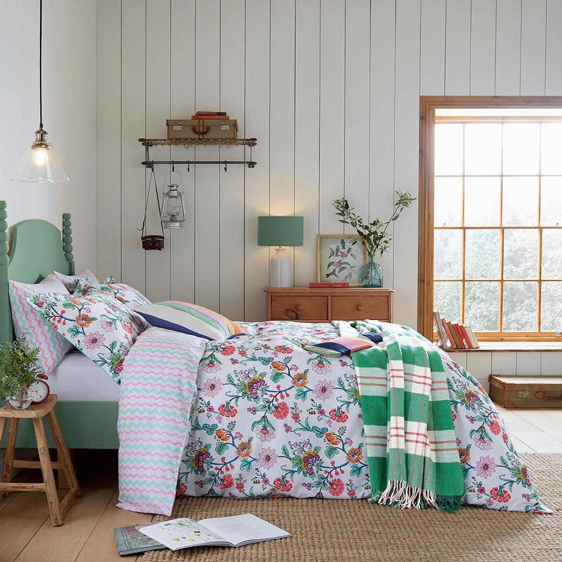 Indienne Floral, Double Duvet Cover Set, Multi main product photo