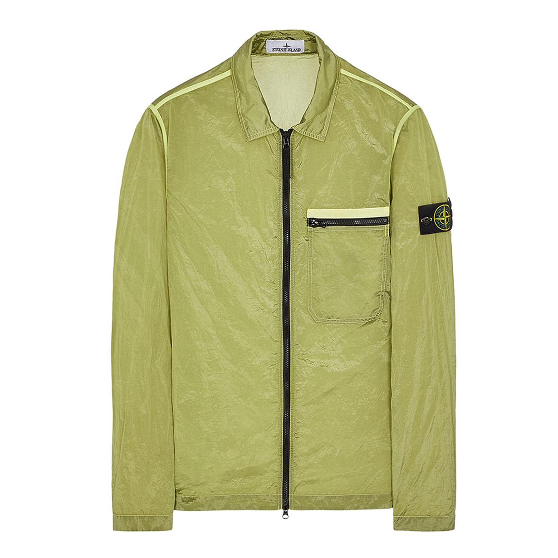 Lime Nylon Regular Fit Overshirt main product photo