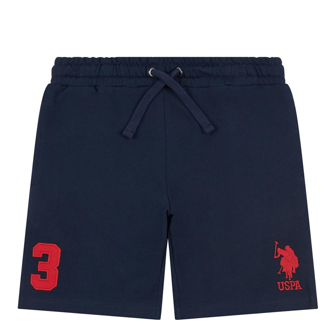 Knitted Short Dark Sapphire Navy / Haute Red DHM 7-8Y main product photo
