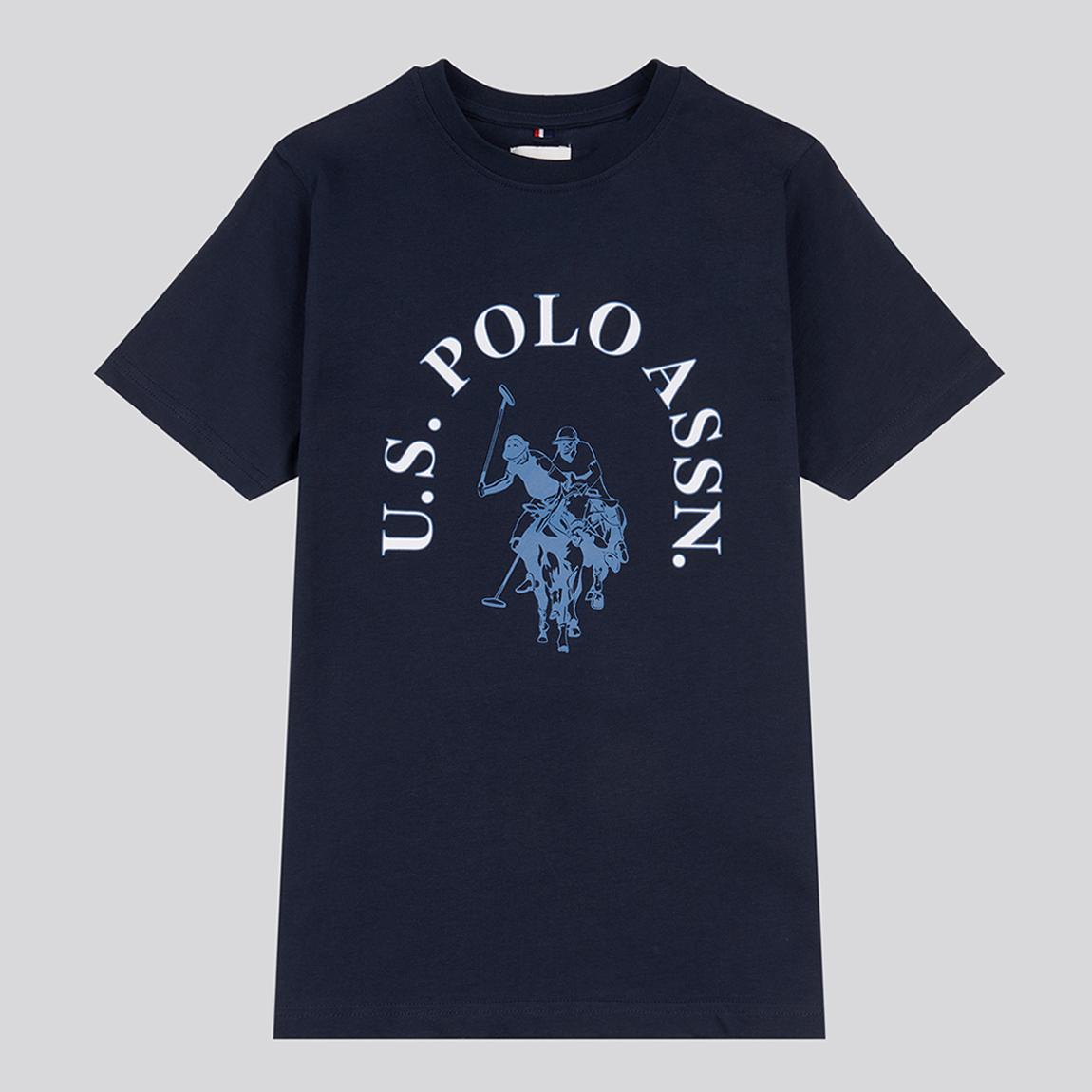 Boy's Navy Graphic Cotton T-Shirt main product photo