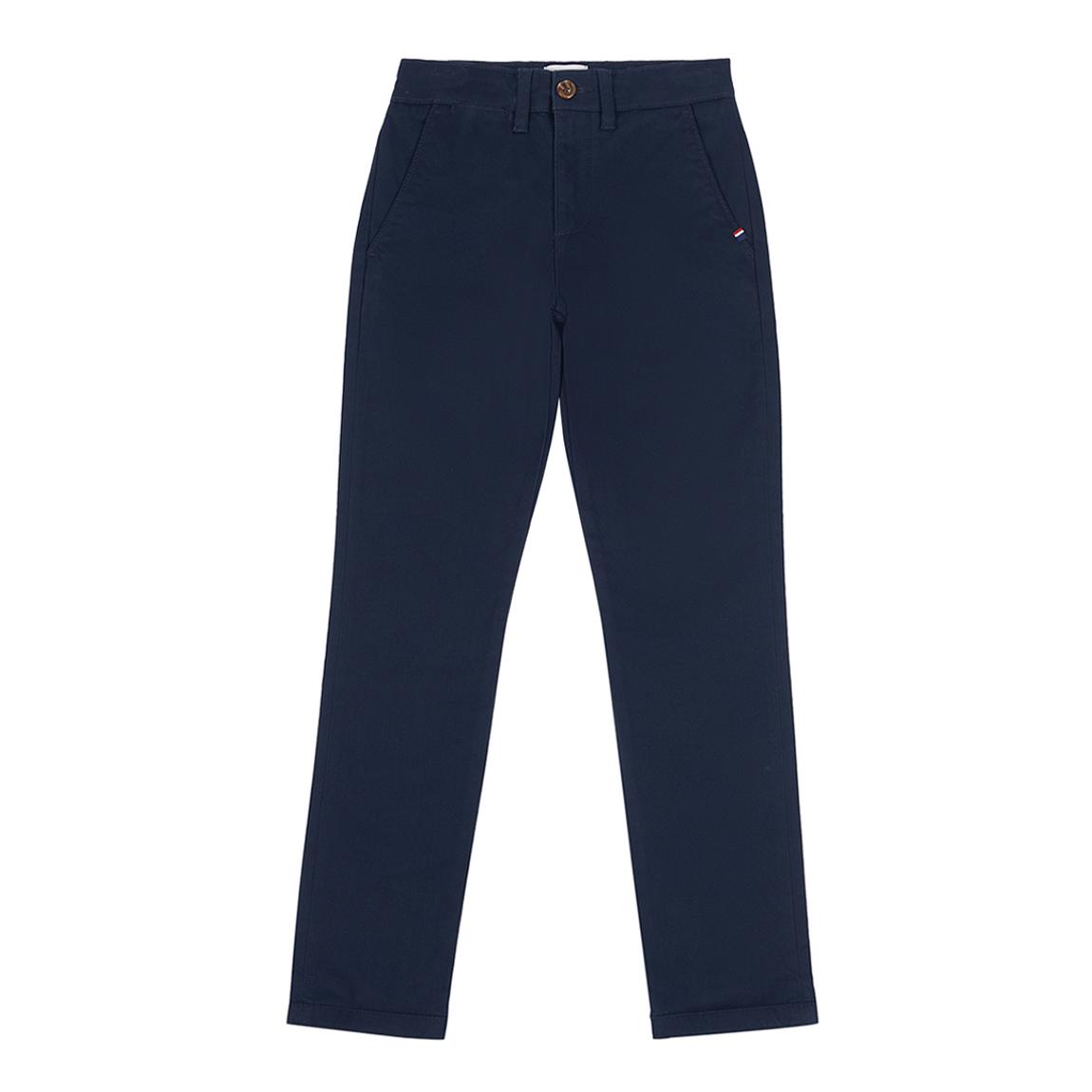 Boy's Navy Classic Stretch Chinos main product photo