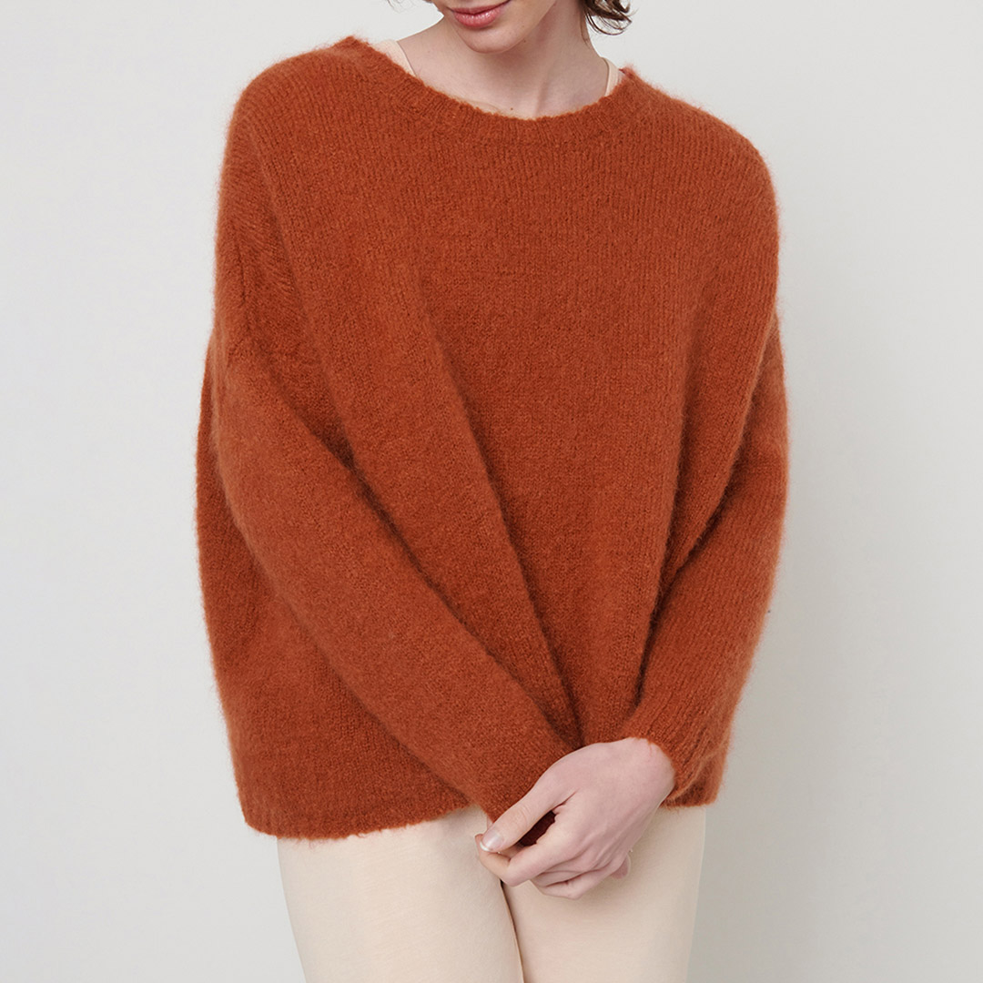 Burnt Orange Pinobery Wool Blend Jumper main product photo