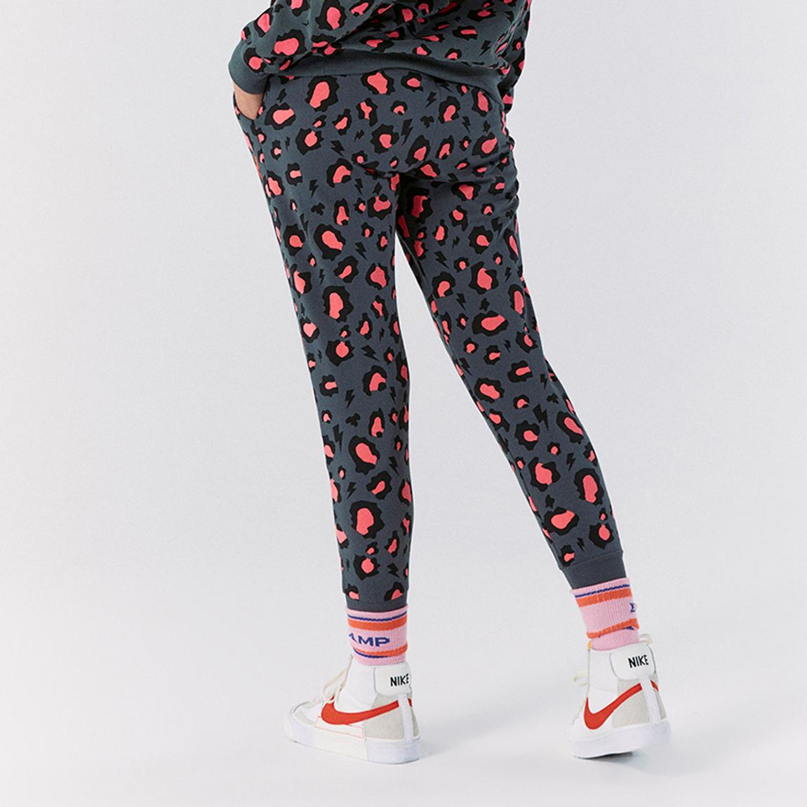 Dark Grey Printed Joggeers main product photo