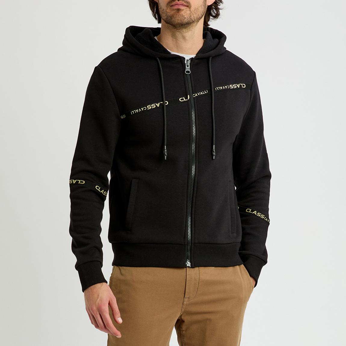 Black Zip Up Hoodie main product photo