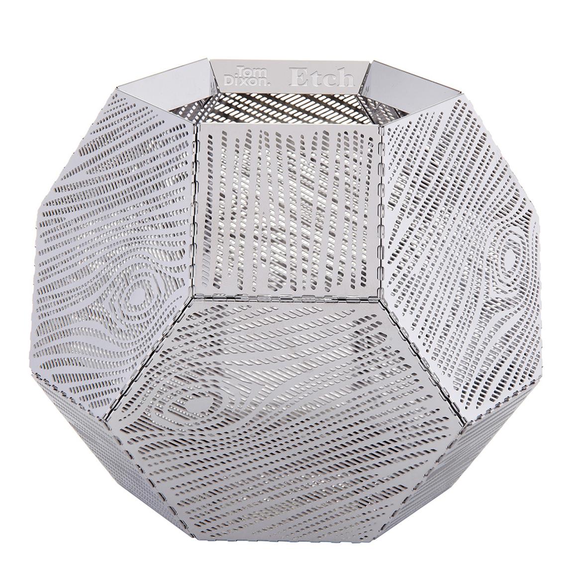 Etch Tea Light Holder, Stainless Steel main product photo
