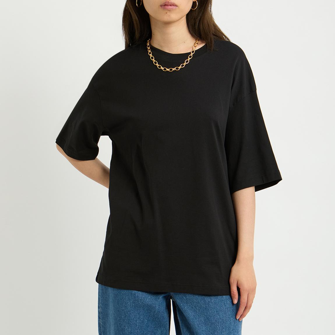 Black Lucca boyfriend Cotton T-Shirt main product photo
