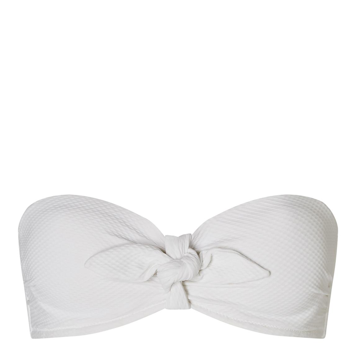 White Antibes Bow Bandeau Top main product photo