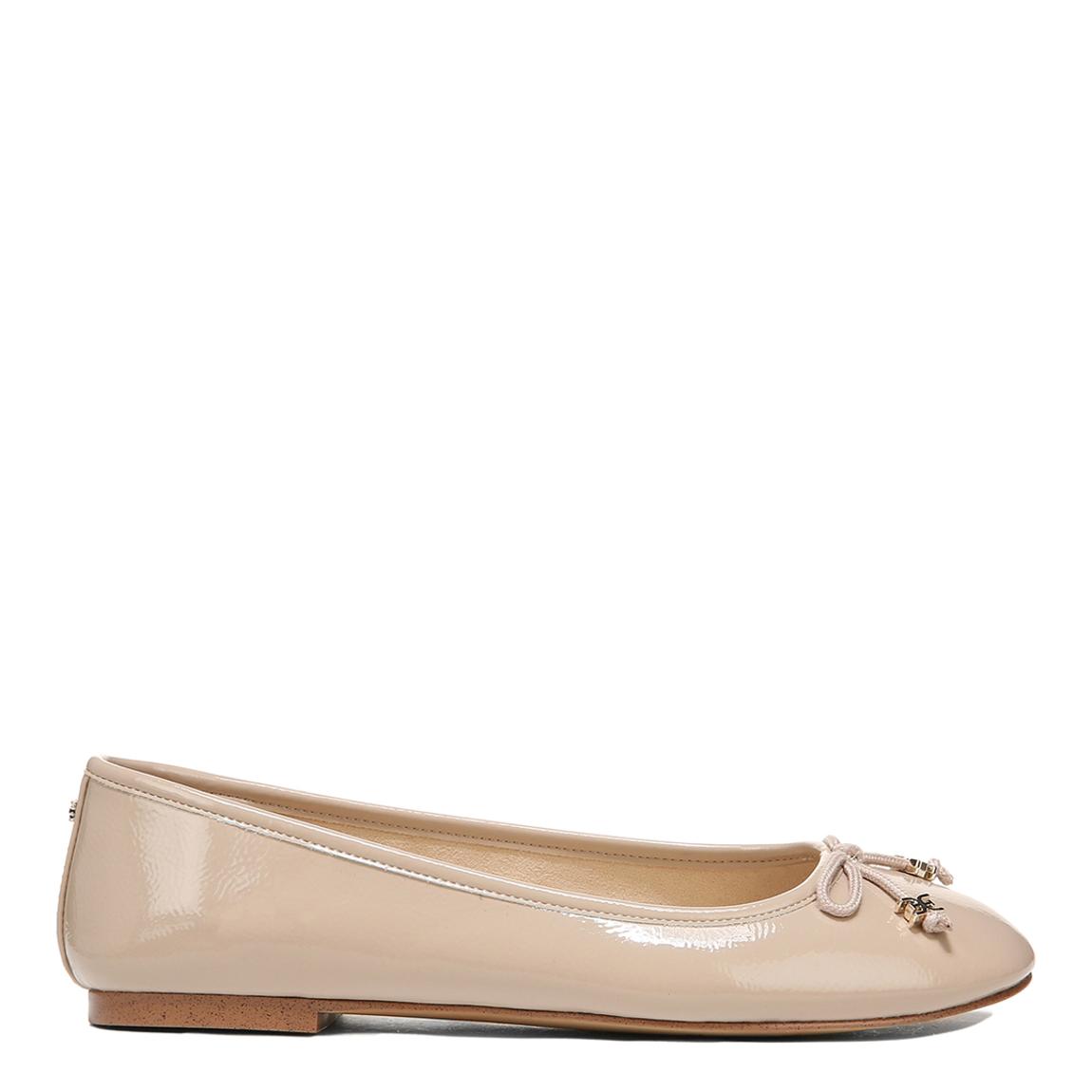 Beige Leather Felicia Ballet Flat main product photo